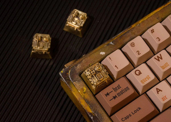 [CLOSED][GB] HifiFox x Lachlan Machina Novelty Copper brass Retro Steam Age Keycap artisan