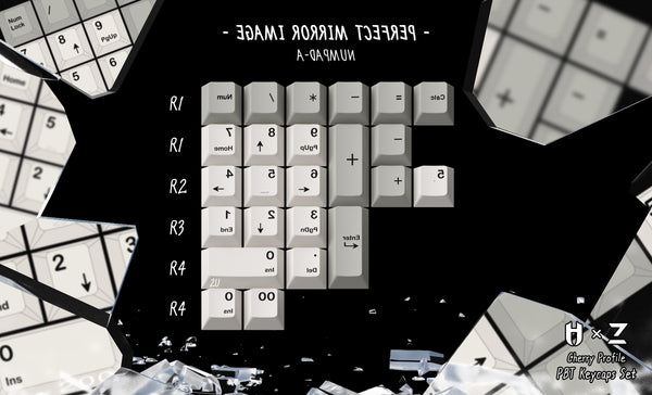 [CLOSED][GB] ZERO-G x Hammer works MIrror Image Cherry profile PBT Dye sublimation Keycaps LIMITED 100 sets