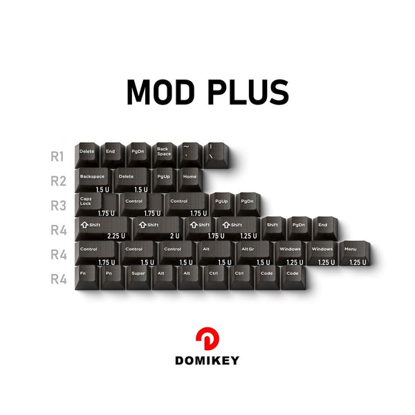 Domikey Obsidian WOB Cherry Profile abs doubleshot backlit keycap for mx keyboard poker 87 104 xd64 xd68 BM60 BM65 BM68 BM80