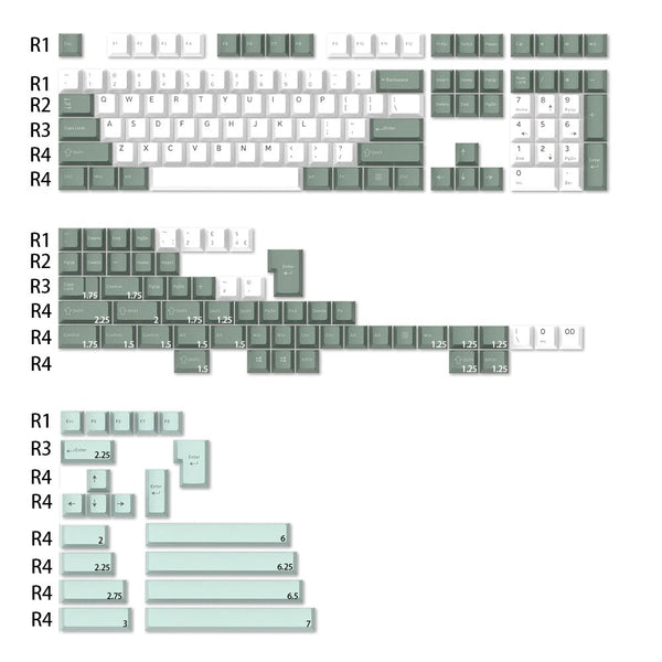 Ghost Judges GJ Botanical Garden Colorway Cherry PBT Doubleshot keycap for mx keyboard 60 65 87 104 gh60 xd64 xd68 bm60 bm65