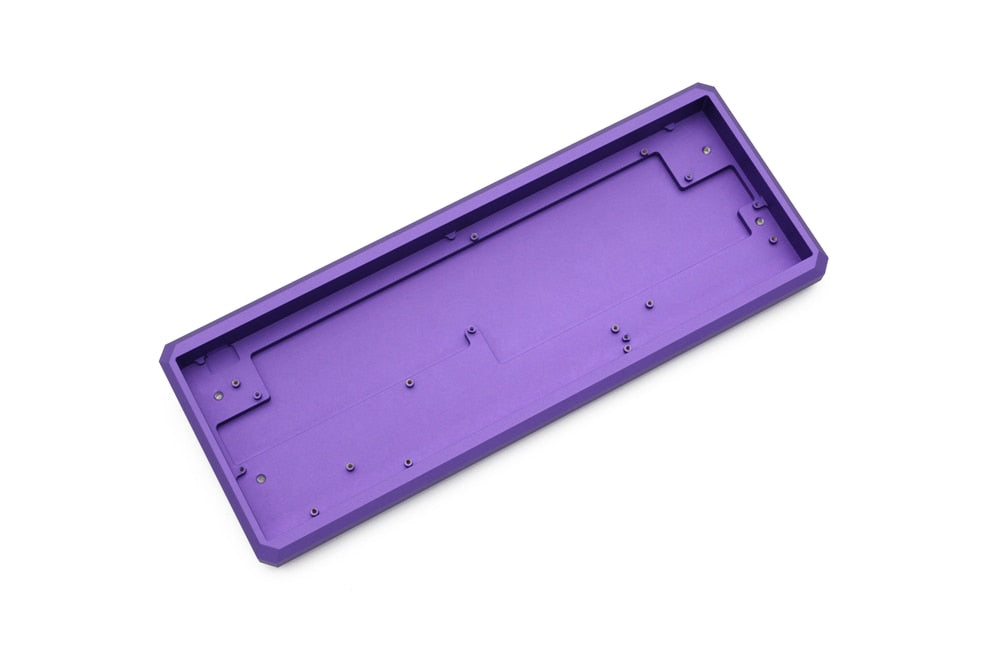 Light Edge 60% Anodized Aluminium Case mechanical keyboard purple grey