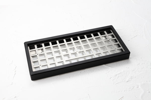Anodized Aluminium Case For JJ50 50% Custom Keyboard the tempered glass Diffuser Rotary Brace Similar With Preonic - KPrepublic