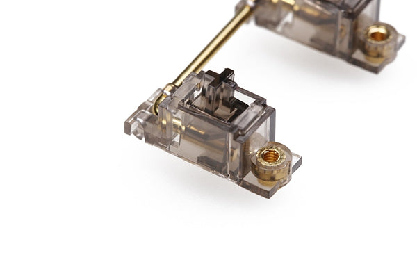 Everglide Black Transparent Gold Plated Pcb screw-in Stabilizers