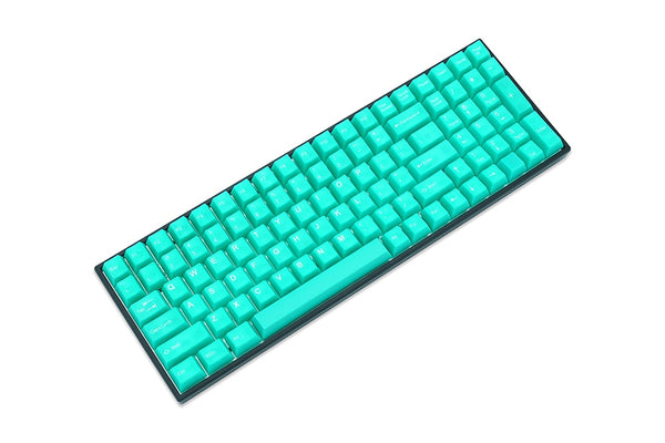 Taihao Haunted Jelly Jade ABS Doubleshot Keycap Translucent Cubic for mechanical keyboard color of Green Colorway
