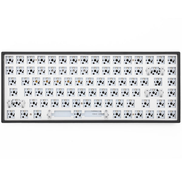 MXRSKEY 84U 84 key 75% dual mode Bluetooth 5.0 Mechanical Keyboard Kit lighting effect RGB switch led type c software macro