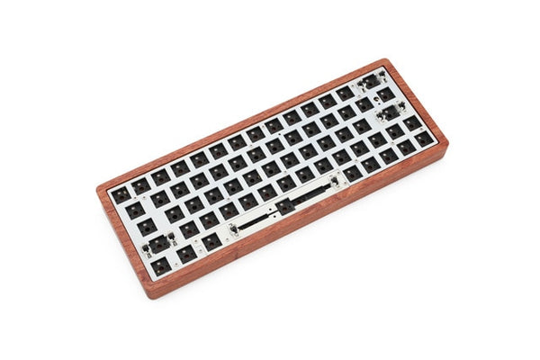 gk64X hot swappable pcb Custom Mechanical Keyboard rgb smd switch  type c usb