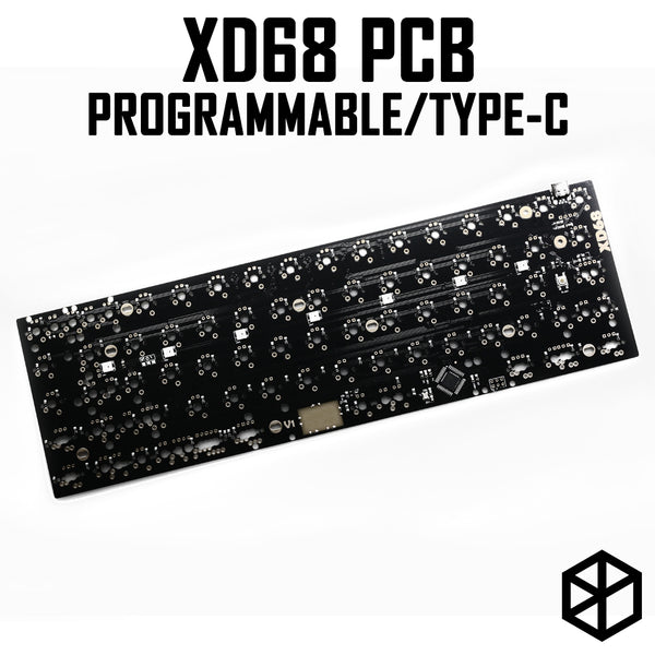 xiudi xd68 pcb 65% Support TKG-TOOLS Underglow RGB PCB programmed kle