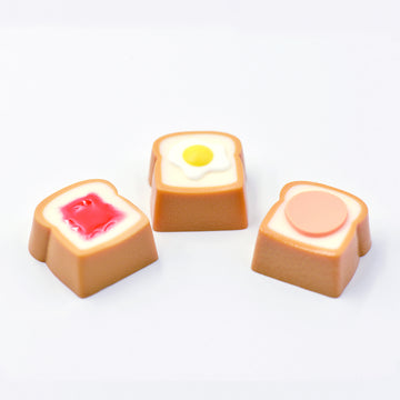 LOBU CAP NOVELTY BREAKFAST TOAST RESIN KEYCAP GROUPBUY