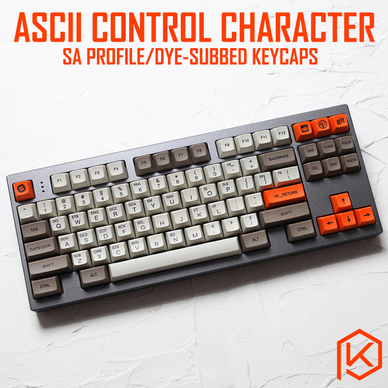 Ascii Text Keypad ASCII Control Character Keycaps in stock – KPrepublic