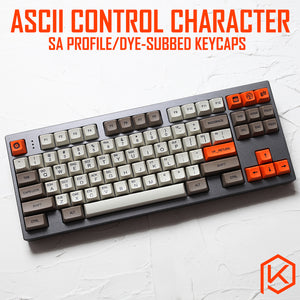 ASCII Control Character Keycaps in stock