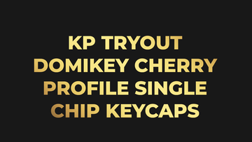 [KPTRYOUT]DOMIKEY SINGLE CHIP CHERRY PROFILE KEYCAPS TRYOUT