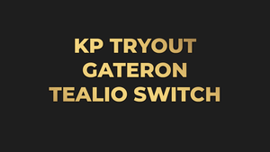 [KPTRYOUT] Gateron Turquoise Tealio Switch