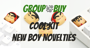Cool kit New Boy Novelty Resin keycaps Groupbuy ongoing