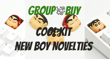 Cool kit New Boy Novelty Resin keycaps Groupbuy ongoing