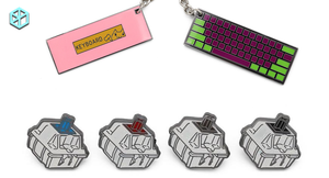 Keyboard key chain, switch brooch and other new items