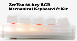 Zeeyoo 68-key RGB mechanical keyboard and kit