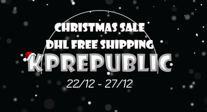 Free DHL shipping only during this Xmas Sale week