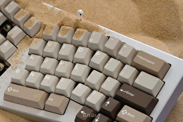 A cold theme, A warm theme - iNKY Studio Silent Desert Keycap Sample