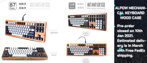 Alopow mechanical keyboard Pre-order is on!