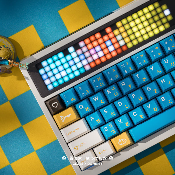 [GBEXTRAS] GLOVE x Domikey Adventurer 冒険家 Round 2 abs doubleshot tripleshot Cherry profile Keycaps and resin novelty