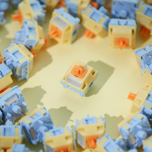 SU Lab LULU Silent Switch Linear Switch RGB SMD Switches 37g 43g 52g for Mechanical Keyboard mx Stem PA66 PC POM