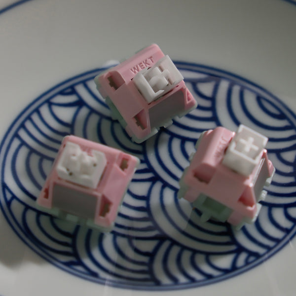 WEKT FUFU Silent Switch Linear Switch 42g 50g for Gaming Mechanical Keyboard POM TPU MPA CL55