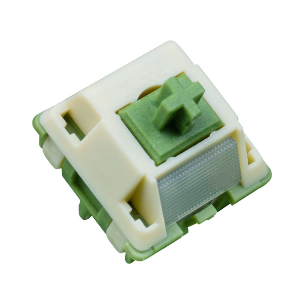Zuoce Matcha Cream Switch Linear Tactile 37g 50g for Gaming Mechanical Keyboard Factory Pre Lubed Long Spring 5Pin PA66 POM