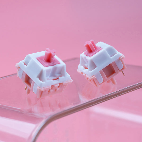 Zuoce Marshmallow R1x Switch Linear Switch 37g 42g for Gaming Mechanical Keyboard Factory Pre Lubed PA66 UPE Long Spring