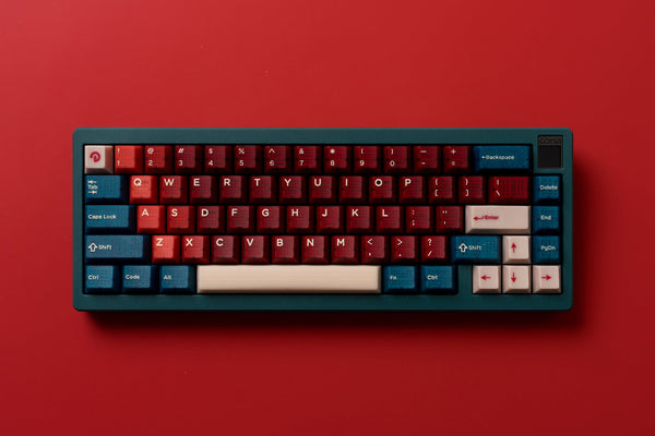 [GBEXTRAS] HifiFox x Domikey Red Bean Keycaps ABS Cherry profile Doubleshot Semi transparent