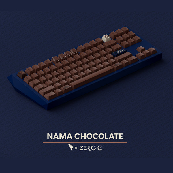 [CLOSED][GB] ZERO-G x Key Kobo Nama Chocolate Keycaps ABS doubleshot Cherry Profile