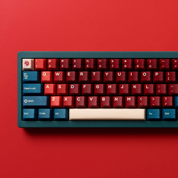 [GBEXTRAS] HifiFox x Domikey Red Bean Keycaps ABS Cherry profile Doubleshot Semi transparent