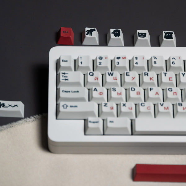 Monster Keycap Cherry Profile ABS PBT Keycap Set for keyboard BM60 CSTC75 BM65 BM68 Made68 EV63 EZ63 EZ60 VGN75 Wooting 60he