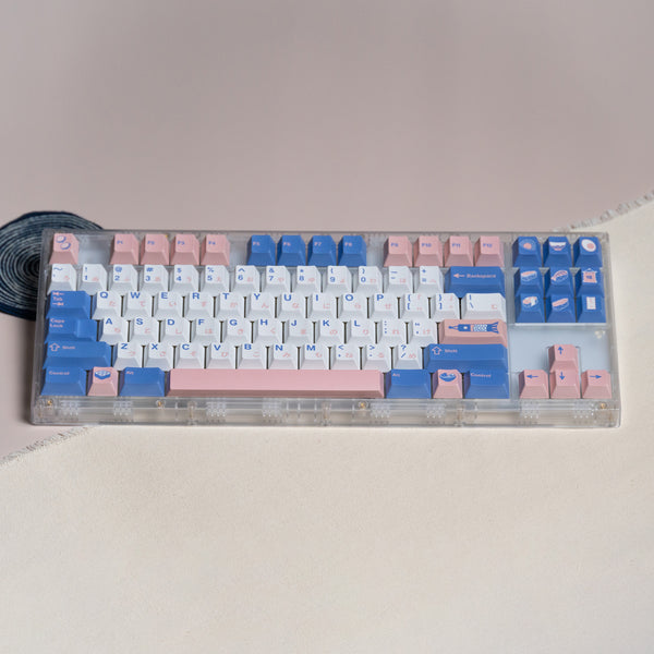 VIVIDKEY Take Away Sushi Keycap Dye Sub Set thick PBT Cherry Profile for keyboard 87 tkl 104 ansi EV63 Made68 HFX 68 75 Wooting