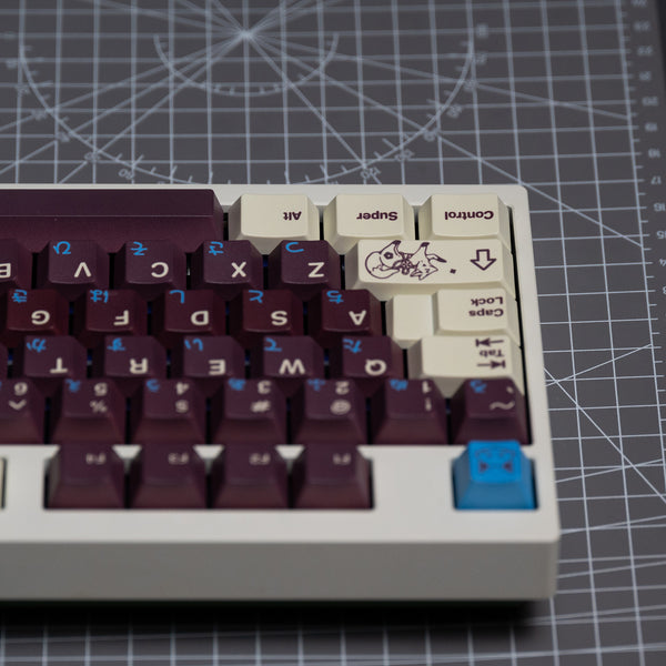 VIVIDKEY Fox Shadow Keycap Cherry Profile PBT Dye Subbed keycap for mx keyboard 87 104 xd64 BM60 made68 ev63 wooting 60he V2
