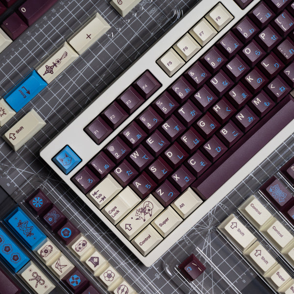 VIVIDKEY Fox Shadow Keycap Cherry Profile PBT Dye Subbed keycap for mx keyboard 87 104 xd64 BM60 made68 ev63 wooting 60he V2
