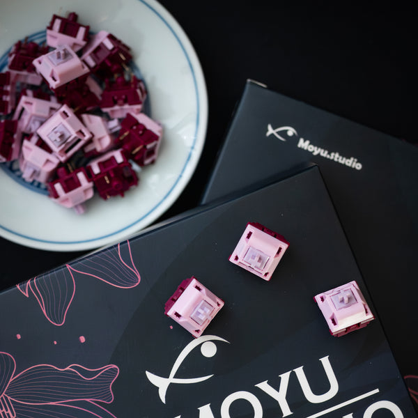 MOYU Muse Switch RGB SMD Linear Switch 35g 42g 45g 53g Switches For Mechanical Keyboard MX Stem 5pin Pre Lubed POM N4 UPE4