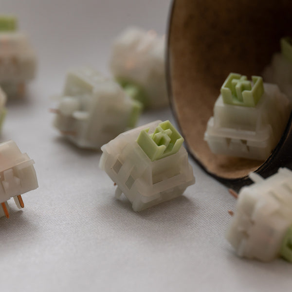 WEKT Wasabi Switch Linear Switch 40g 55.5g for Gaming Mechanical Keyboard CL55 POM PP MPA Qing Jie