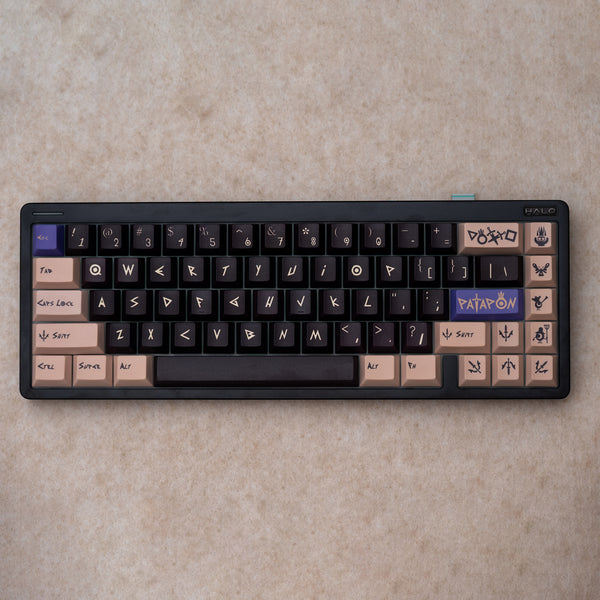 VIVIDKEY Patapon Keycap Cherry Profile PBT Dye Subbed keycap for mx keyboard 87 104 xd64 BM60 made68 ev63 wooting 60he V2 HFX68