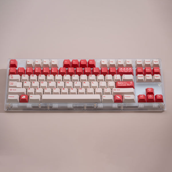 Bird Sanctuary Keycap Cherry Profile PBT Dye Subbed keycap for mx keyboard 87 104 xd64 BM60 made68 ev63 wooting 60he V2 HFX68