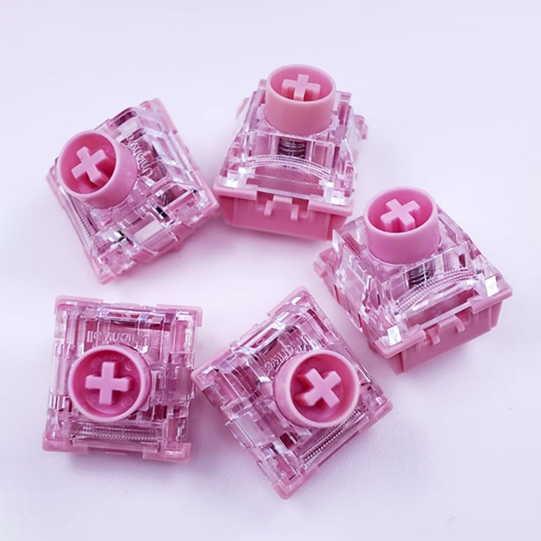 Unionwell Sakura Magnetic Switch Sakura Clarity Switch RGB Linear for Magnetic mechanical keyboard Pre Lubed Long Spring