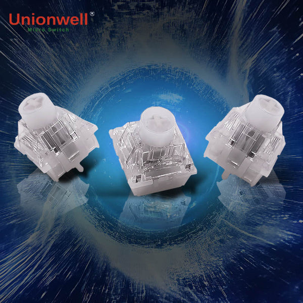 Unionwell Polar Magnetic Switch Xueyao Magnetic Switch Snow Shine Switch RGB Linear for Magnetic mechanical keyboard Pre Lubed Long Spring 45g 480Gs