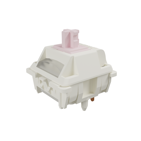 Gateron Smoothie Silent Pink Switch Linear Switch 45g for Gaming Mechanical Keyboard Factory Pre Lubed POM 60M