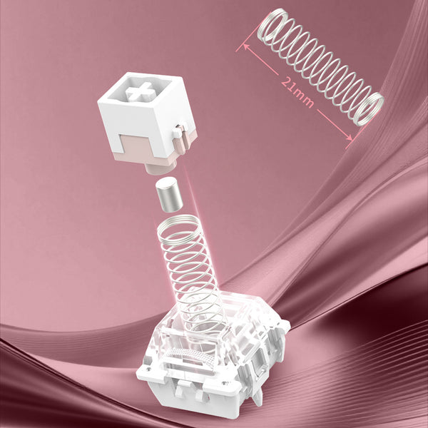 TTC Pro KOM HE Magnetic Switch Linear for Magnetic Mechanical Keyboard Factory Lubed Pro Magneto 640Gs 480Gs 35g 100M