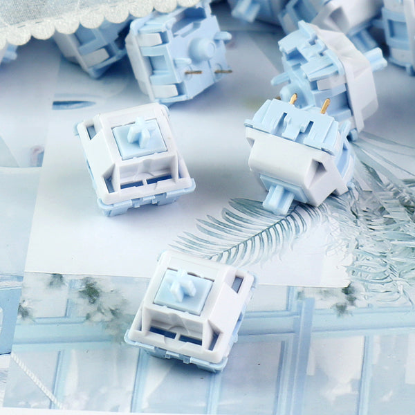 Bombloong Switch BaobaoLong Switch Linear RGB SMD 5pin 37g 42g for mechanical keyboard POM PC PA66