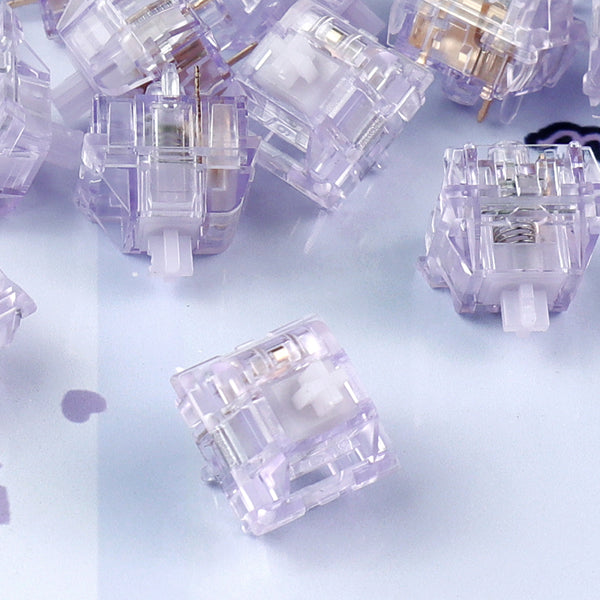 Purple Topaz Switch Linear Switch 28g 37g 45g for Gaming Mechanical Keyboard Factory Lubed 5pin PA12 U5