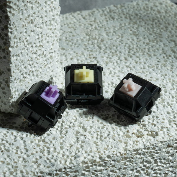 Gateron Oil King Silent Switch Linear Heavy Tactile Switch 45g 55g 60g for Gaming Mechanical Keyboard Pre Lubed Pink Purple
