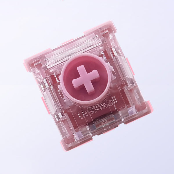 Unionwell Sakura Magnetic Switch Sakura Clarity Switch RGB Linear for Magnetic mechanical keyboard Pre Lubed Long Spring