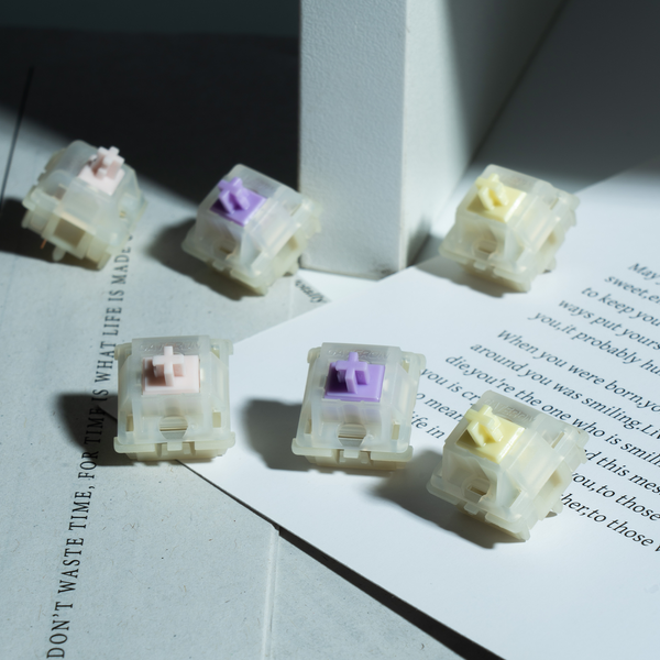 Gateron Milky Pro Switch KS-3X1 Pro Switch 45g 55g for Gaming Mechanical Keyboard Linear Heavy Tactile Factory Pre Lubed