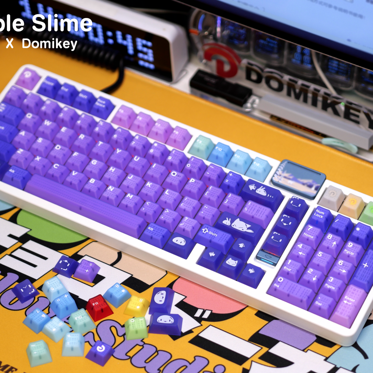 [CLOSED][GB] HifiFox X Domikey Seven Elements Slime スライム Keycaps ABS d ...