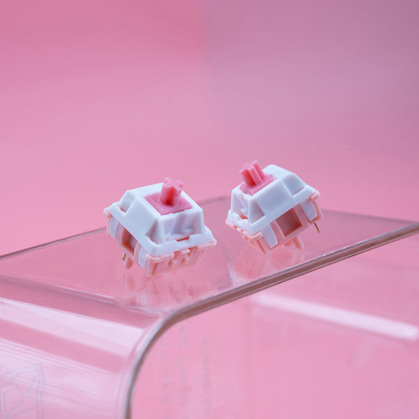 Zuoce Marshmallow R1x Switch Linear Switch 37g 42g for Gaming Mechanical Keyboard Factory Pre Lubed PA66 UPE Long Spring